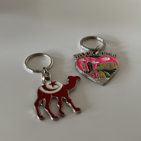 Bundle of 2 Travel Keychains Stockholm - Picture 3 of 4